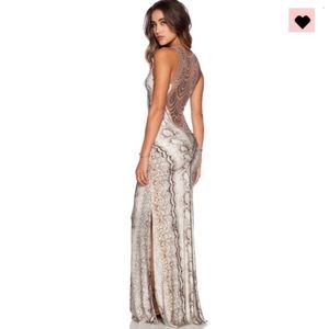 COPY - SKY M PATRINA CROCHET MAXI DRESS SNAKE PRI…